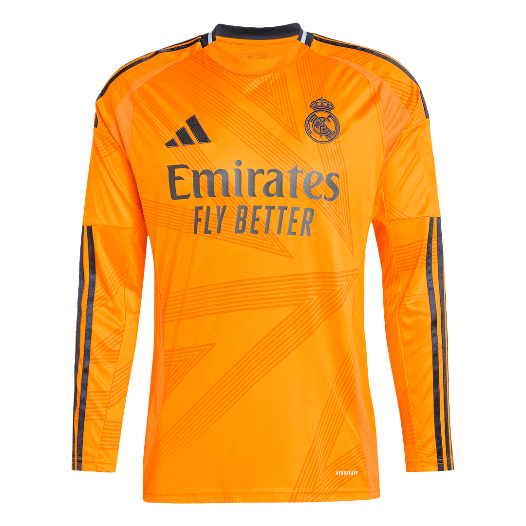 Real Madrid Away Long Sleeve Football Shirt 2024/25