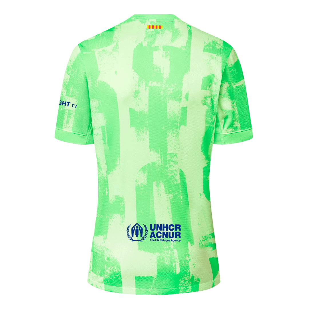 Barcelona Third Away Soccer Jersey Kit(Shirt+Shorts) 2024/25 - UCL (Spotify Logo Without Text)