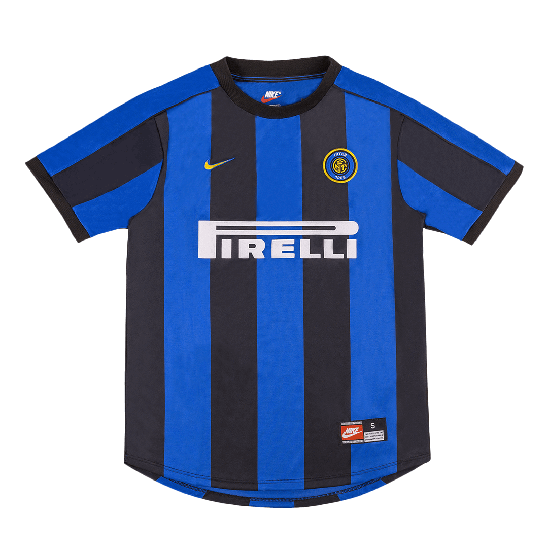 Retro Jersey RONALDO #9 Inter Milan Retro Jersey Home Soccer Shirt 1999/00