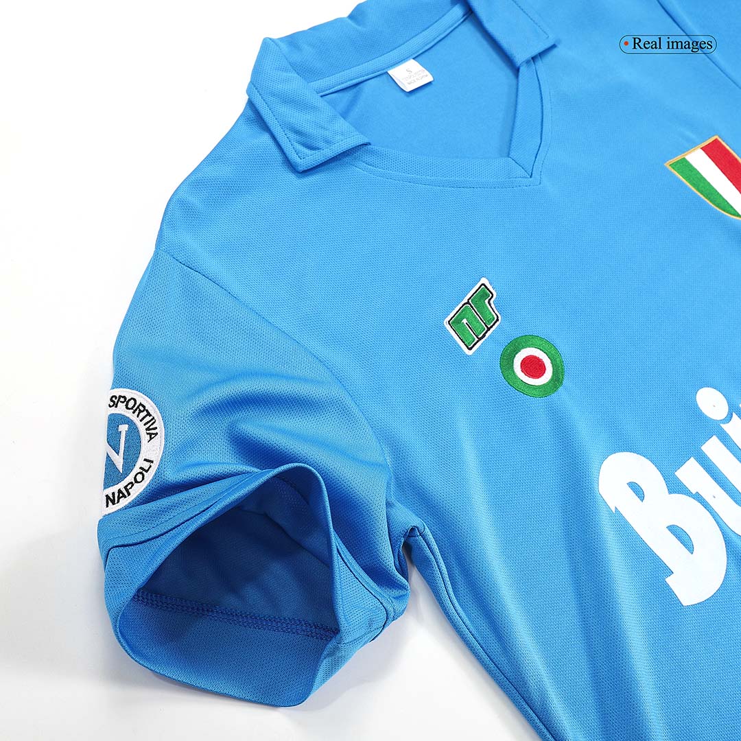 Retro 1987/88 Napoli Home Soccer Jersey