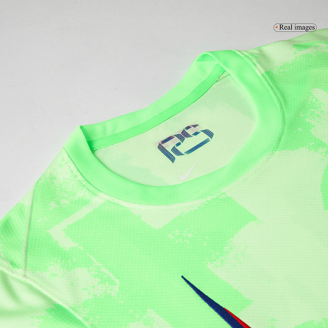 Barcelona Jersey RAPHINHA #11 Soccer Jersey Third Away 2024/25 - UCL (Spotify Logo Without Text)