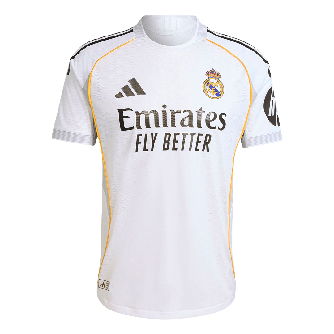 Authentic BELLINGHAM #5 Soccer Jersey Real Madrid Home Shirt 2025/26