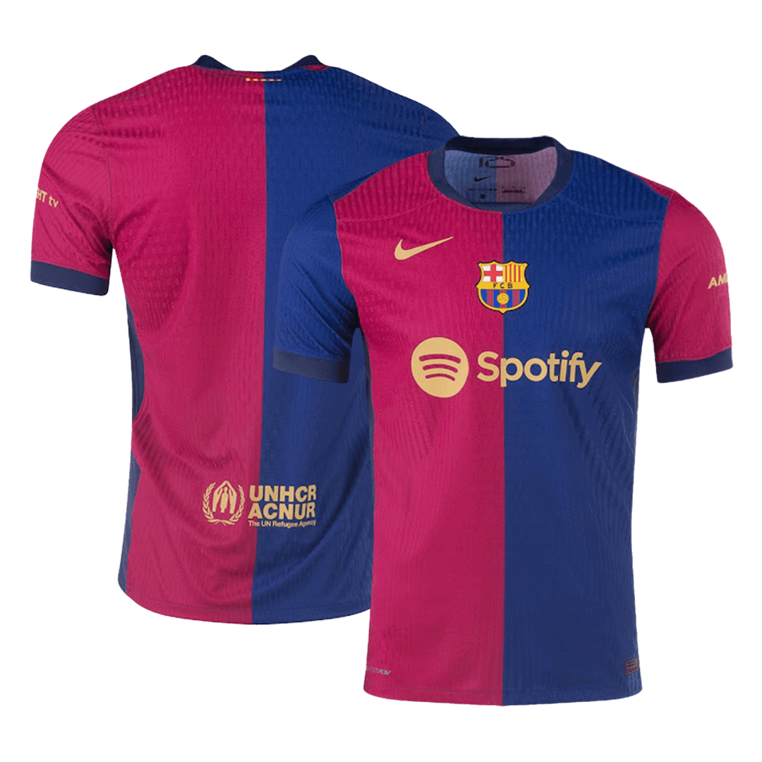 Player Version Barcelona Home Football Shirt 2024/25 - old sponsor