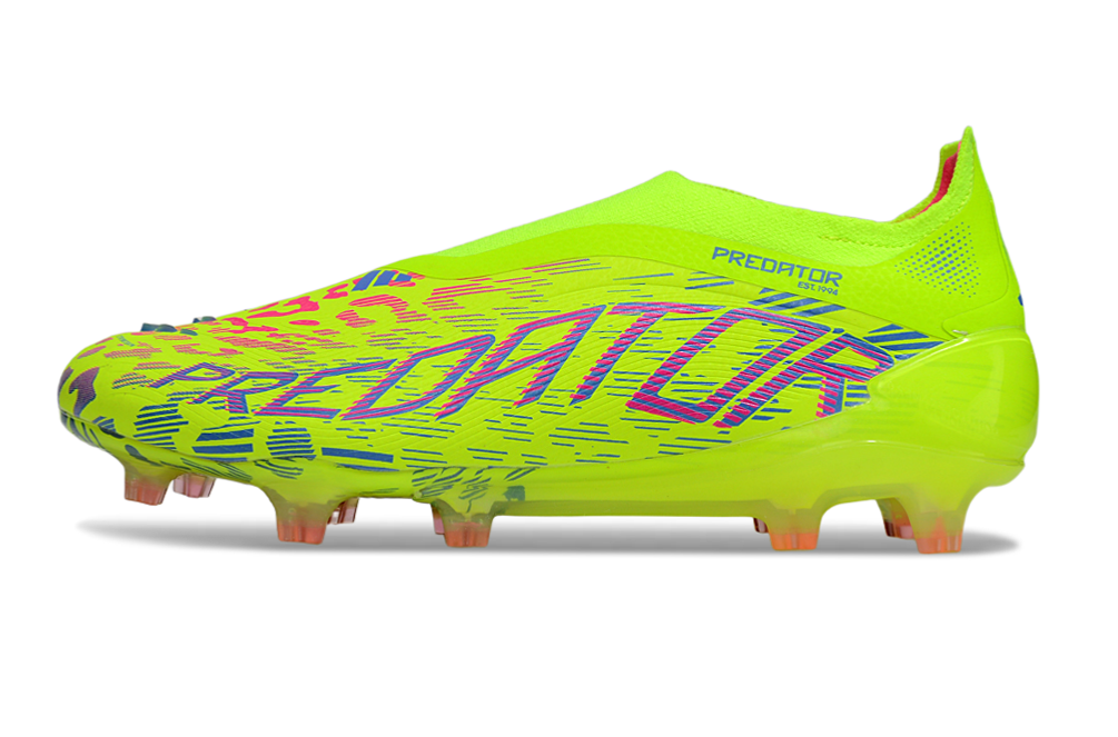 adidas Predator 24 Elite Laceless FG Soccer Boots Cleats Shoes WHT-BLK