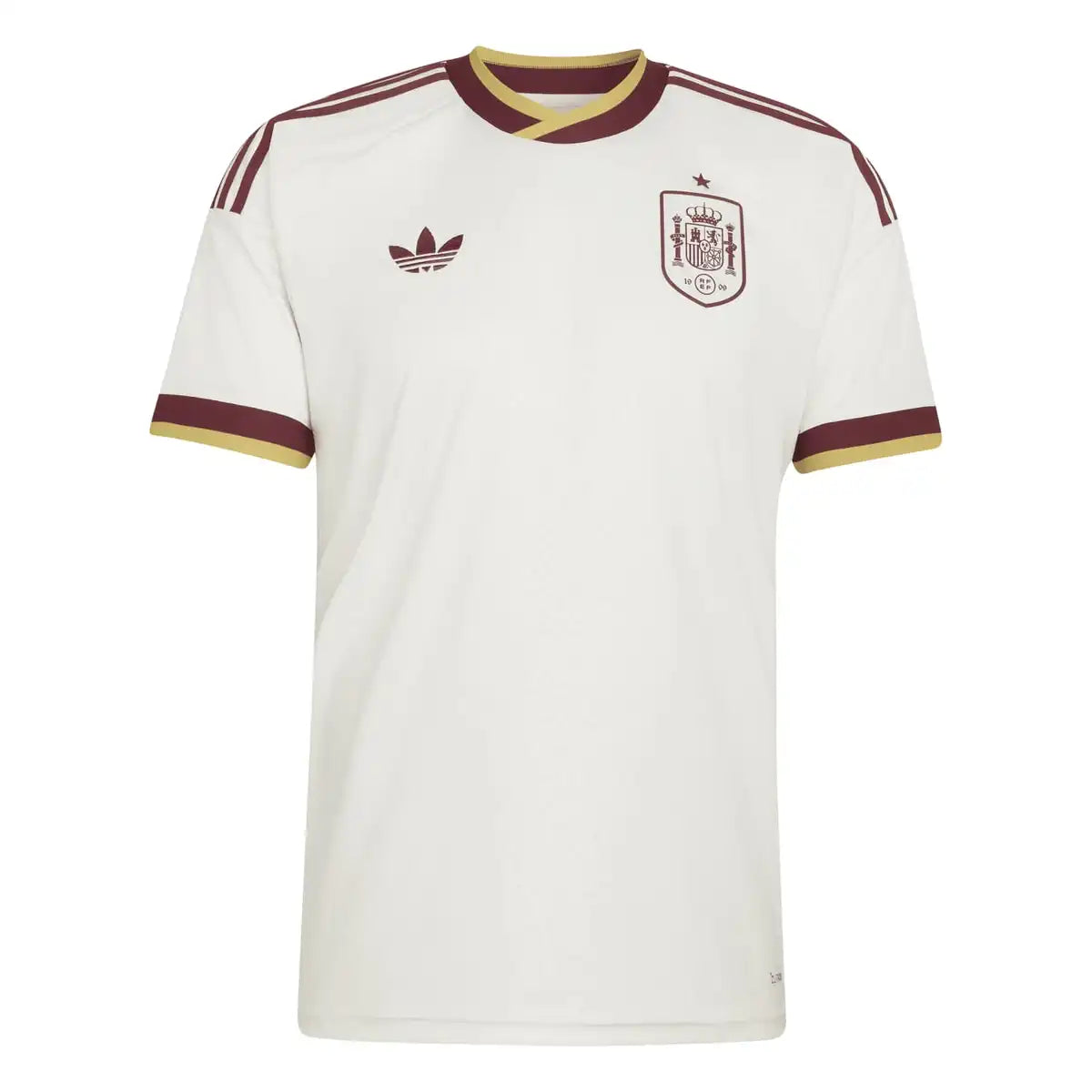 Spain national team 2026 away soccer jersey white retro style