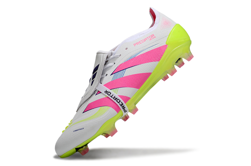 adidas 25 Predator Elite Tongue FT FG Soccer Boots Cleats Shoes GRN-BLK