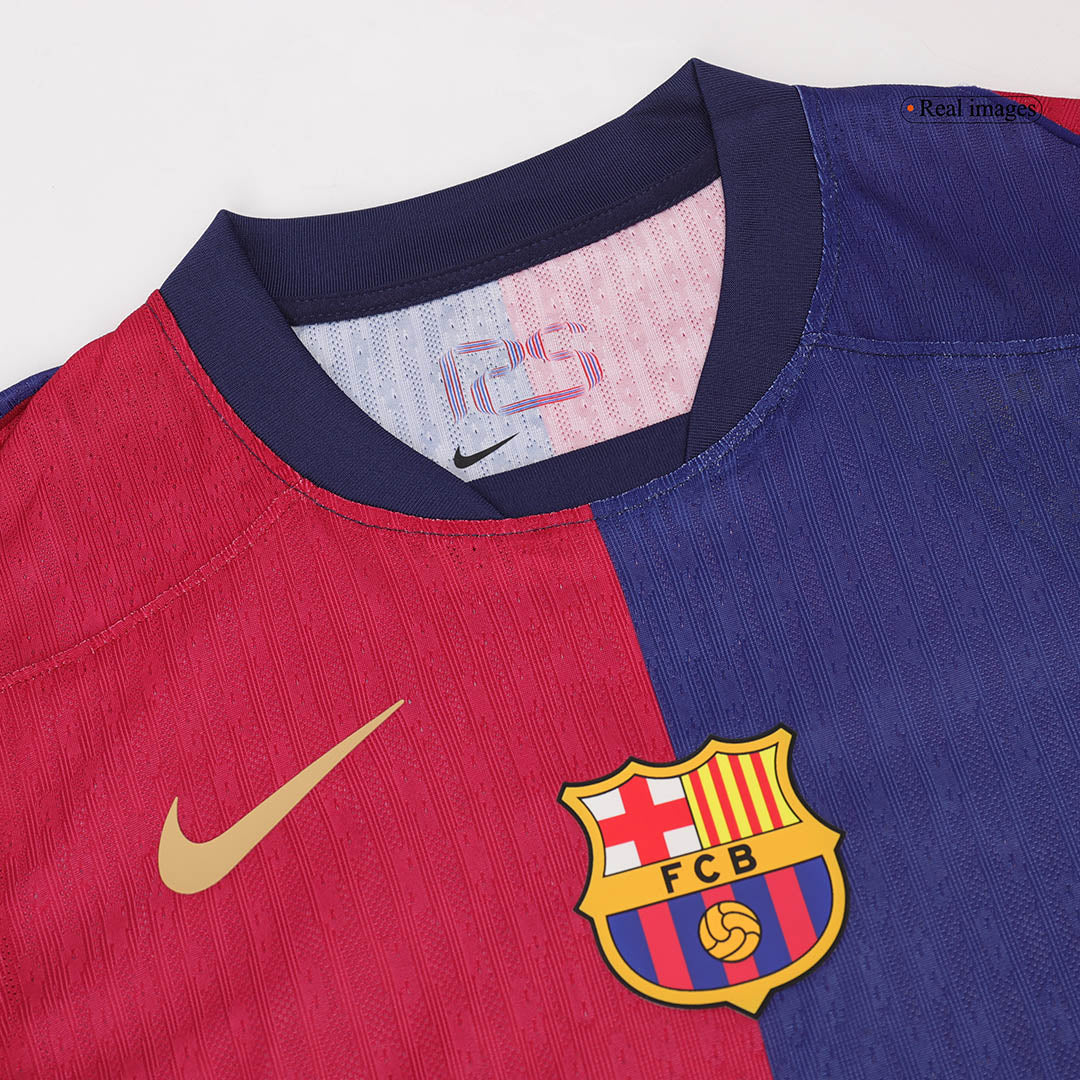 Player Version Barcelona Home Football Shirt 2024/25 - old sponsor