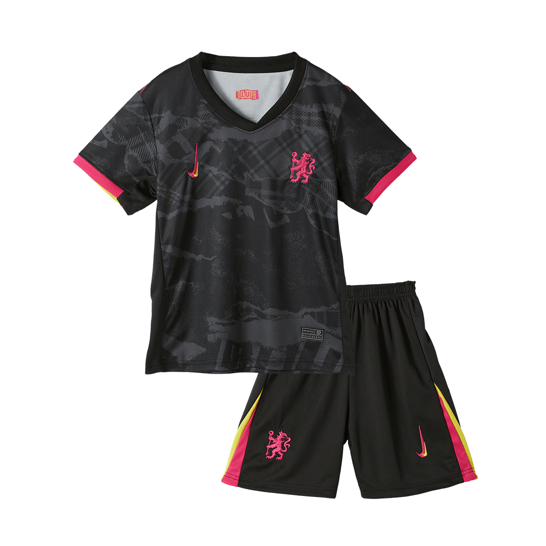 Kid's Chelsea Third Away Soccer Jersey Kit(Shirt+Shorts) 2024/25