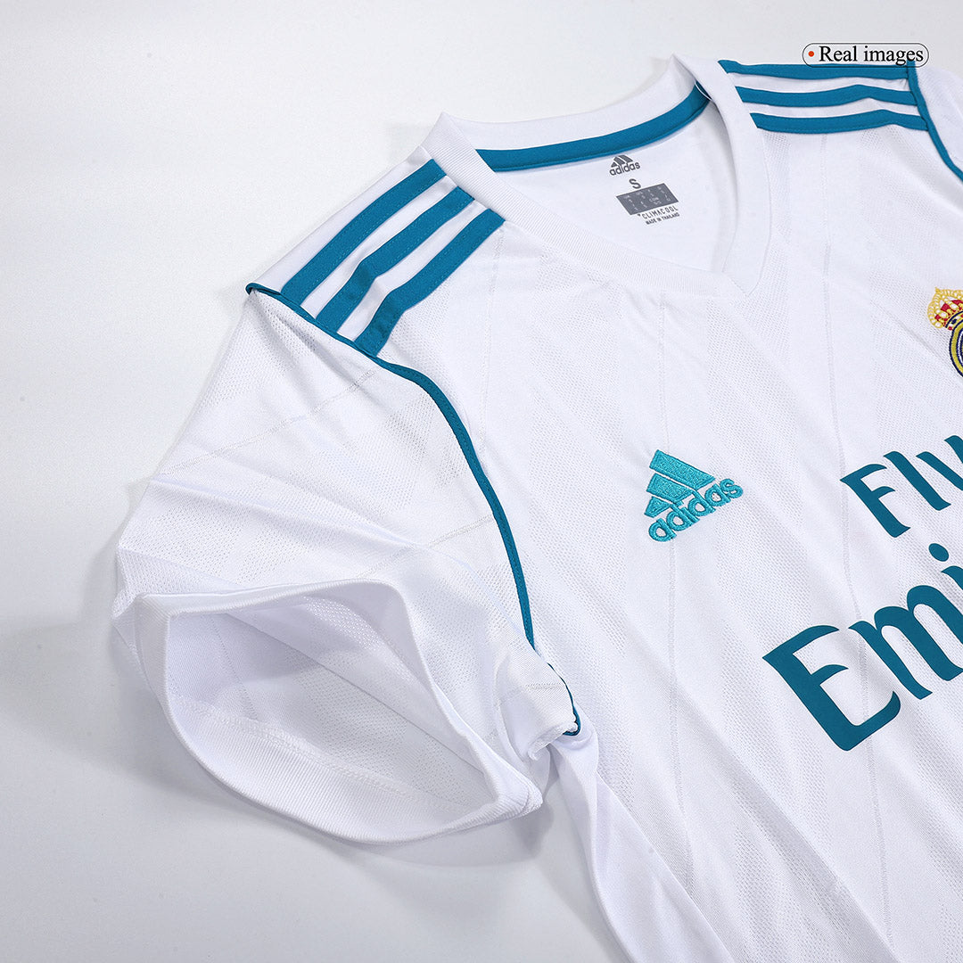 BENZEMA #9 Real Madrid Retro Jersey Home Soccer Shirt 2017/18