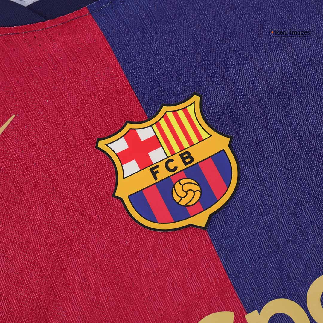 Player Version Barcelona Home Football Shirt 2024/25 - old sponsor