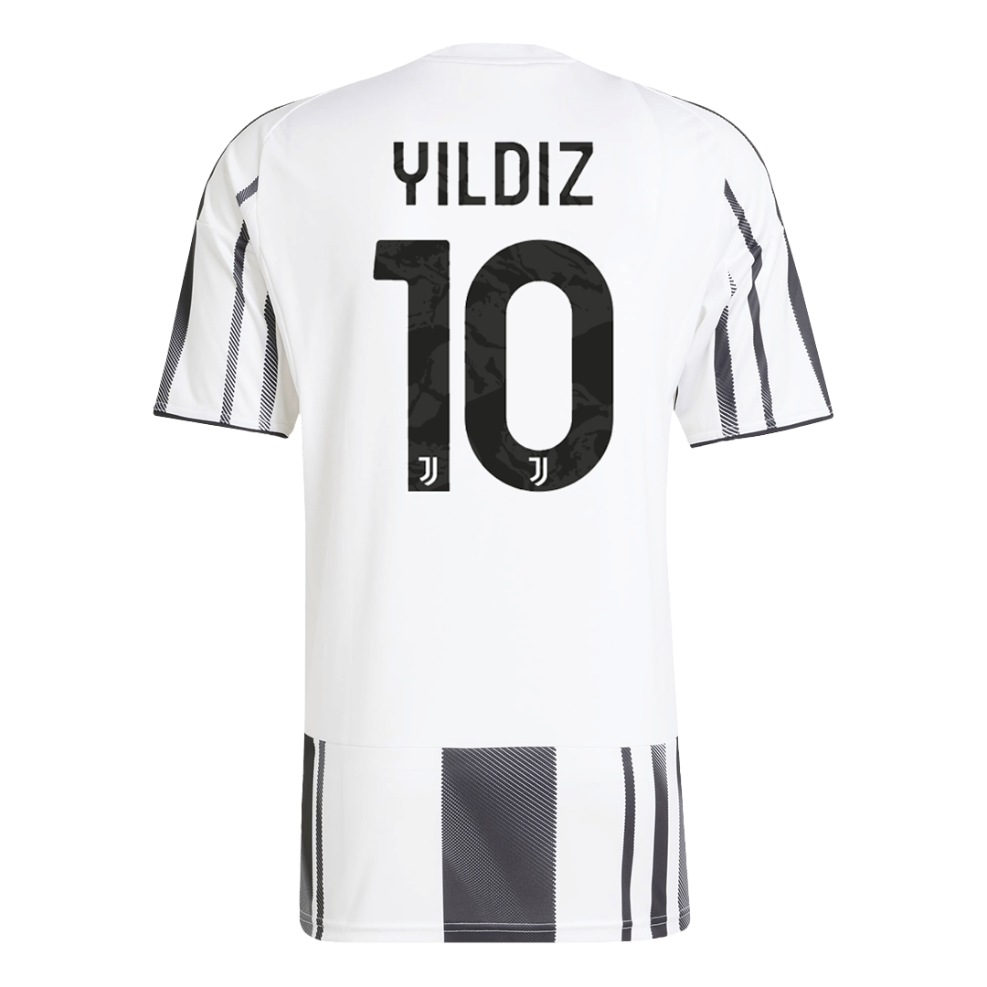 Juventus Jeep x Visit Detroit Sponsor YILDIZ #10 Home Soccer Men's Jersey 2025/26