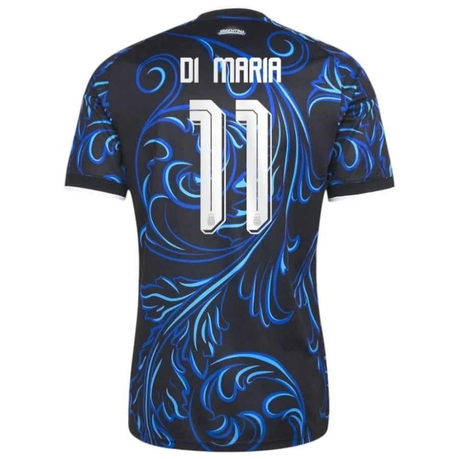 Argentina 2026 World Cup Away Stadium Replica Jersey With Di Maria #11 Printing Back View