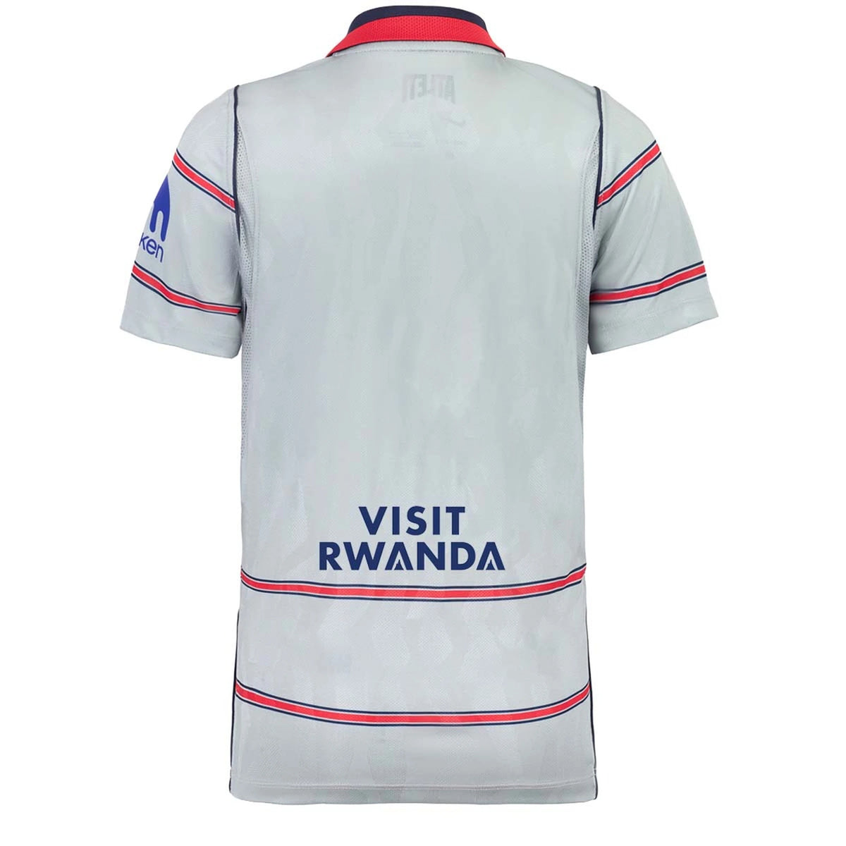 Back view of youth Atlético de Madrid 2026-2027 third grey replica football shirt by Final Third Kit
