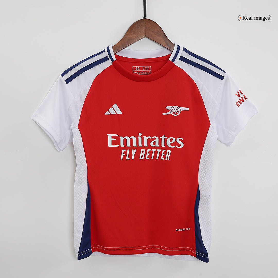 Gift-Kid's Arsenal Home Soccer Jersey Kit(Jersey+Shorts) 2024/25