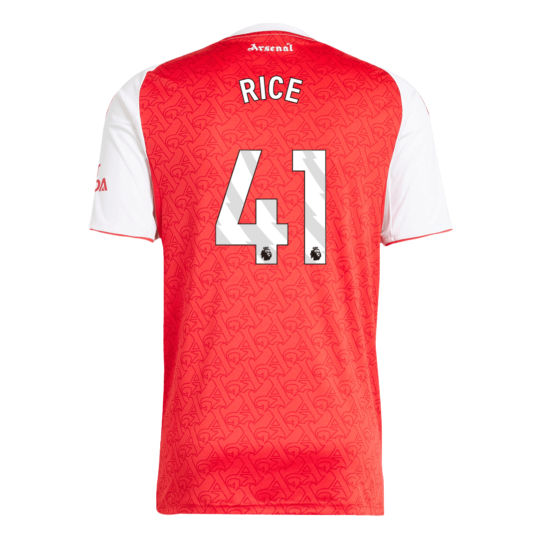 Arsenal RICE #41 Home Soccer Jersey 2025/26