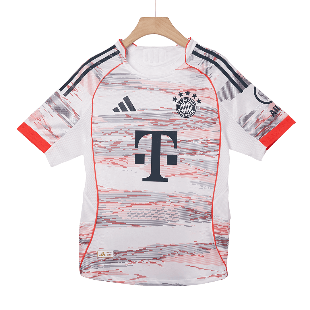 Authentic MULLER #25 Bayern Munich Away Soccer Jersey 2025/26 White