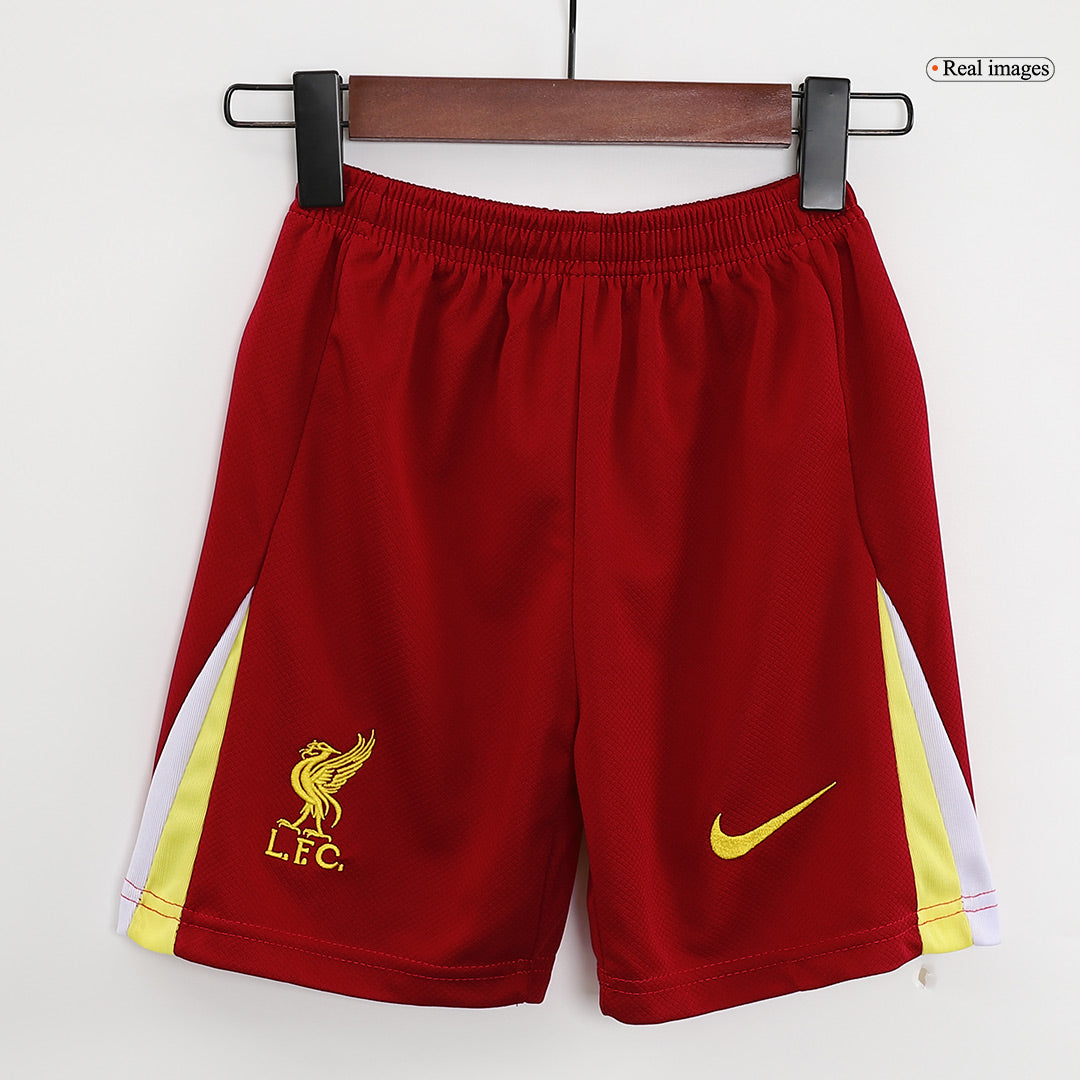 Liverpool Cheap Kids Kit Home Soccer Jersey 2024/25 (Shirt+Shorts+Socks)