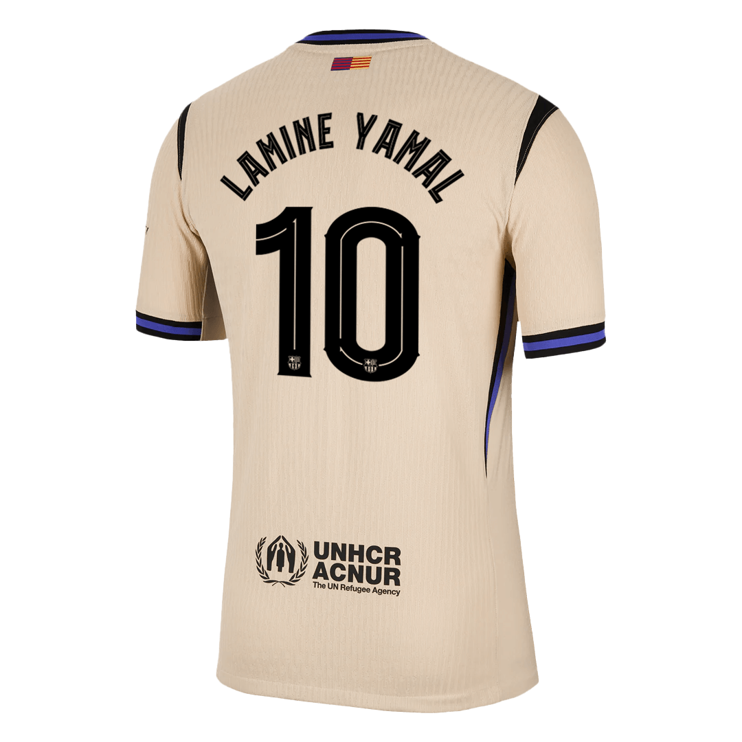 Authentic LAMINE YAMAL #10 Soccer Jersey Barcelona x Kobe Bryant Away Shirt 2025/26 - UCL