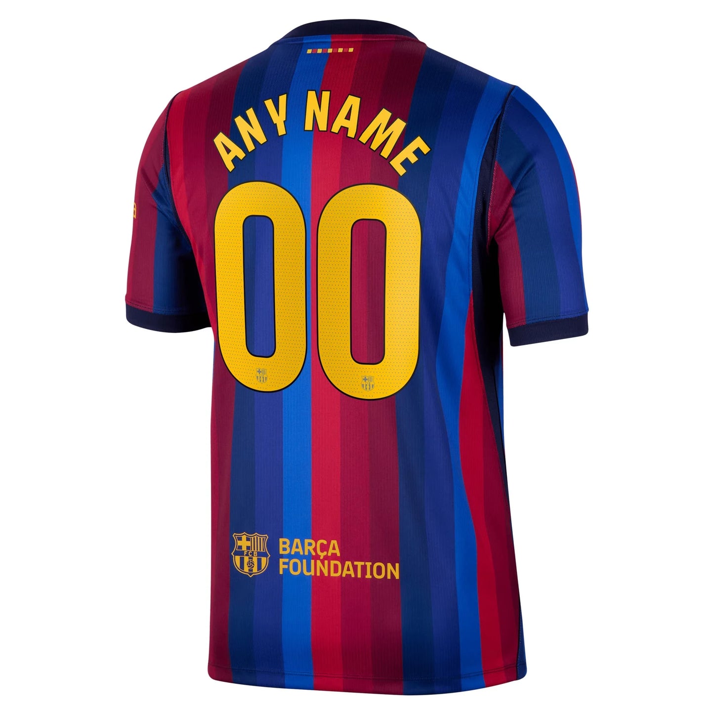 Barcelona 2026/27 Home Stadium Replica Jersey With Custom Printing Back View
