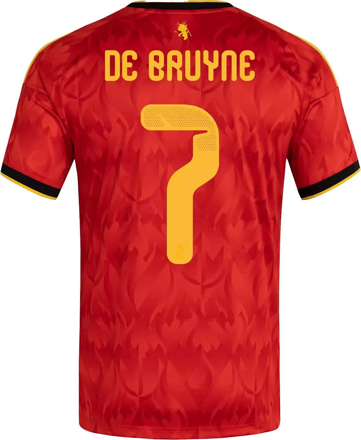 Belgium 2026 World Cup Home Stadium Replica Jersey - De Bruyne #7 back view