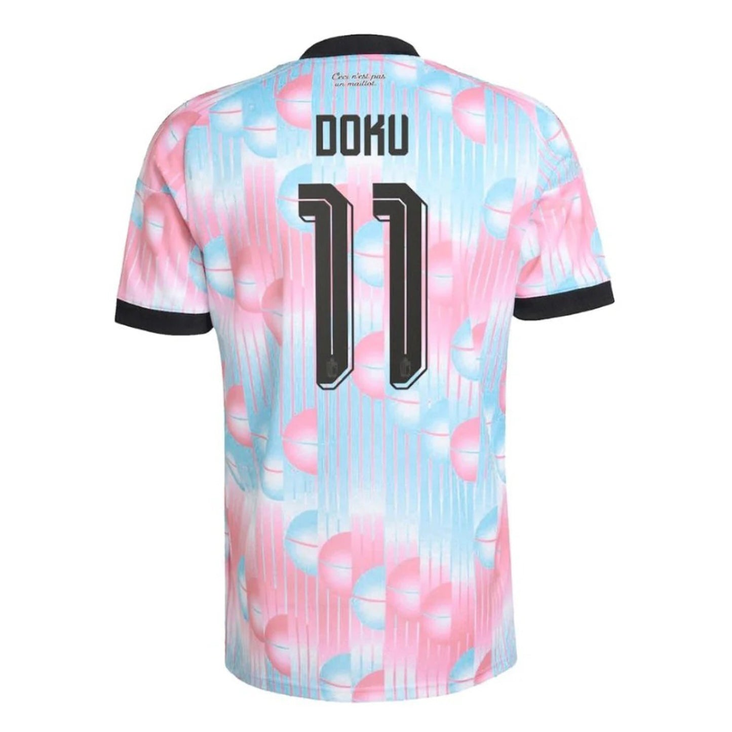 Belgium 2026 World Cup Away Stadium Replica Jersey - De Bruyne #7 back view