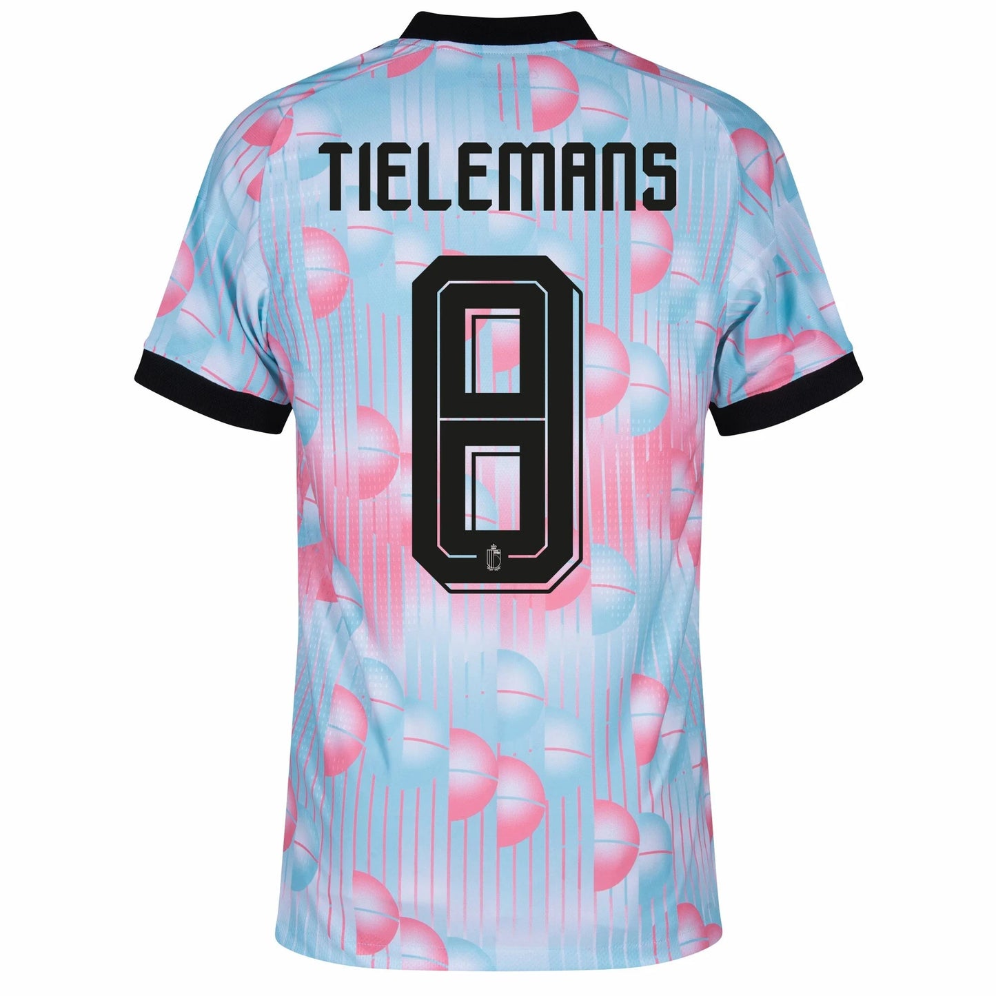 Belgium 2026/27 Away Stadium Replica Jersey With Tielemans #8 Printing Back View