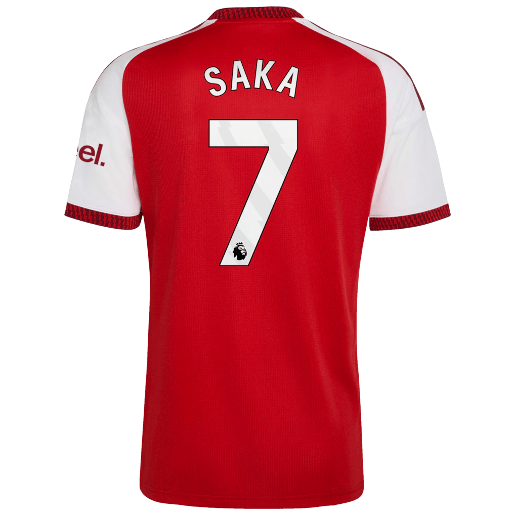 Arsenal 2026/27 Home Stadium Replica Jersey - Saka #7 back view