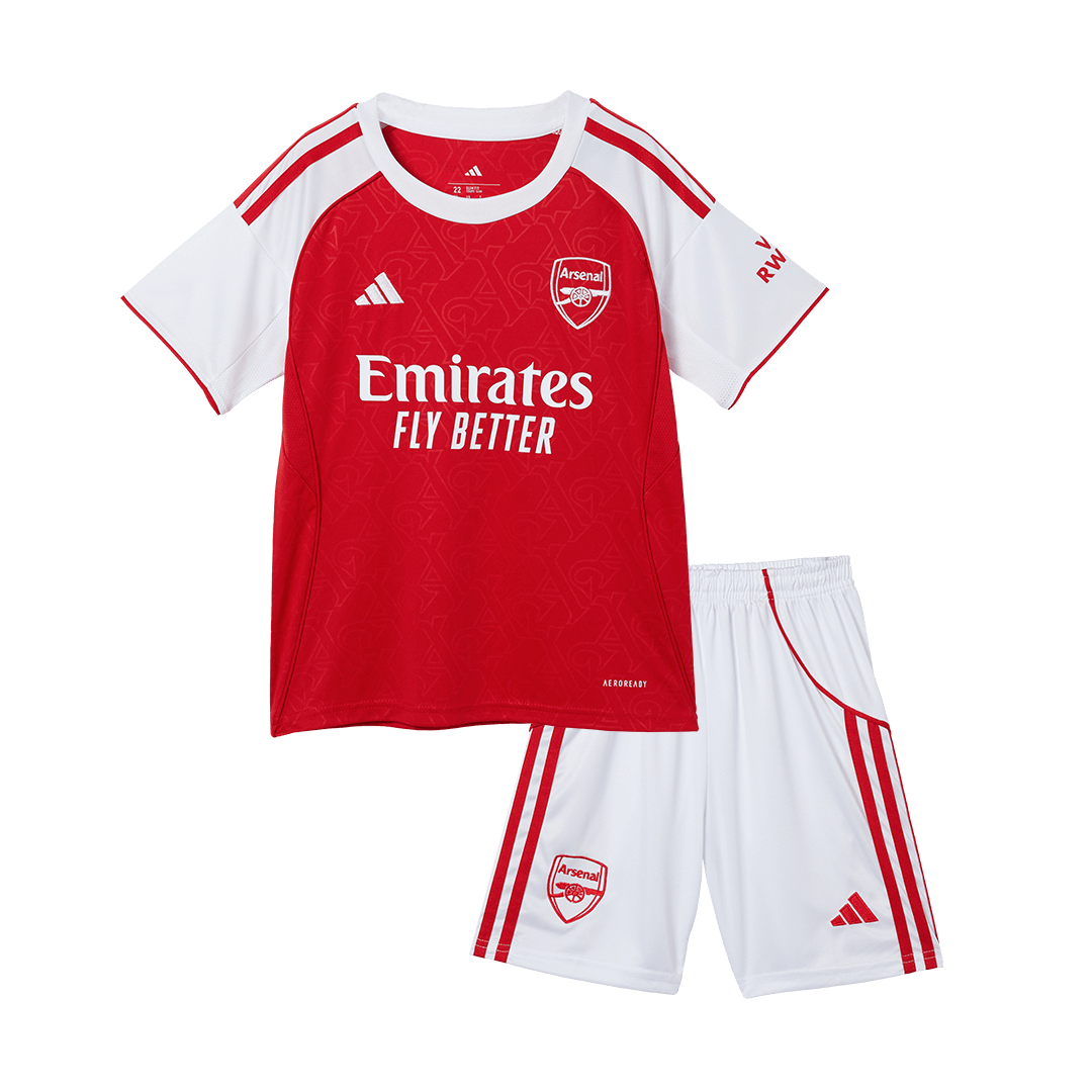 Kid's Arsenal Home Jersey Kit(Jersey+Shorts) 2025/26