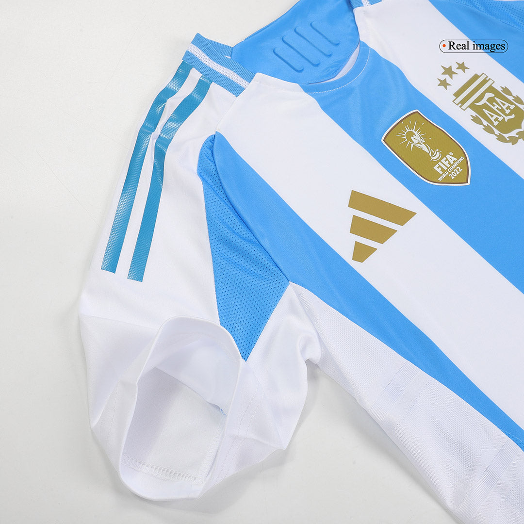 Authentic L.Martínez #22 Argentina Home Soccer Jersey 2024