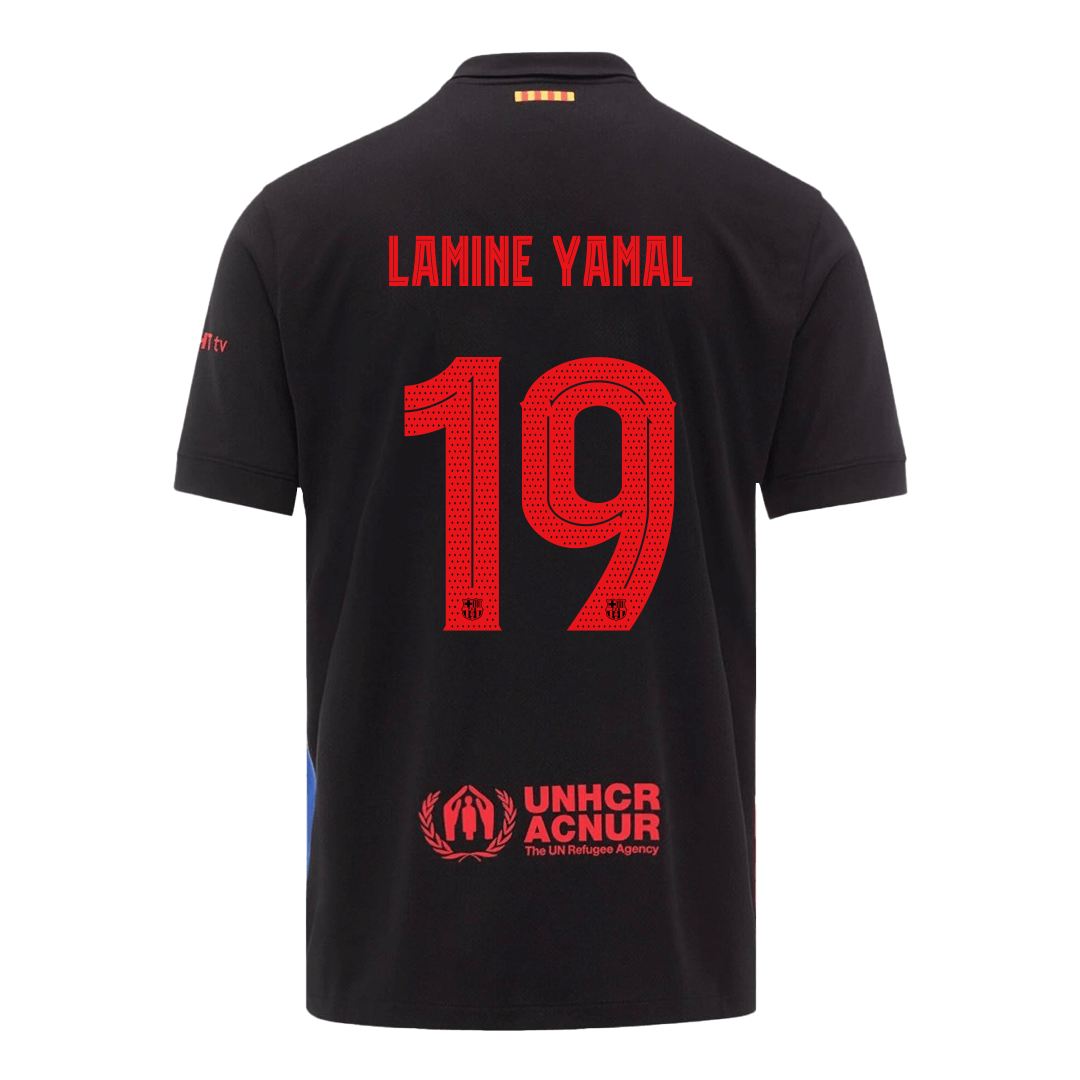 Barcelona LAMINE YAMAL #19 Soccer Jersey Away Custom Shirt 2024/25-UCL