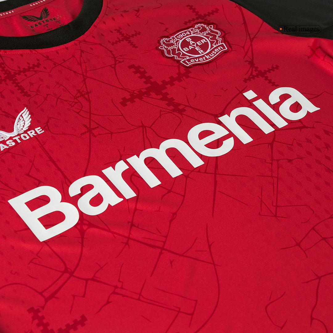 Bayer 04 Leverkusen Soccer Jersey Home Custom Shirt 2024/25