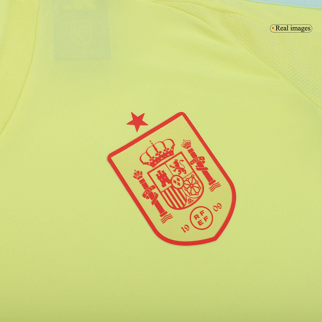 LAMINE YAMAL #19 Spain Away Soccer Jersey Euro 2024