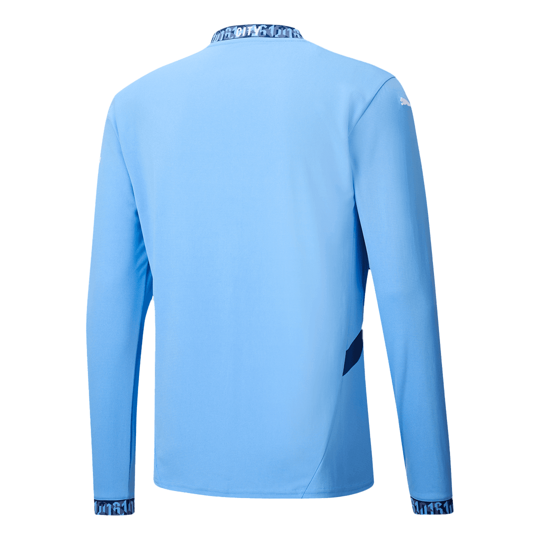 Manchester City Home Long Sleeve Football Shirt 2024/25