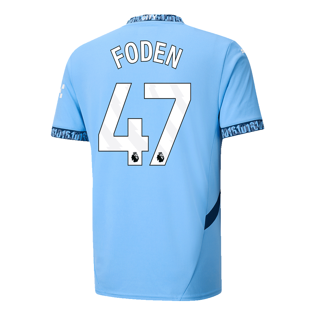 FODEN #47 Manchester City Home Soccer Jersey 2024/25