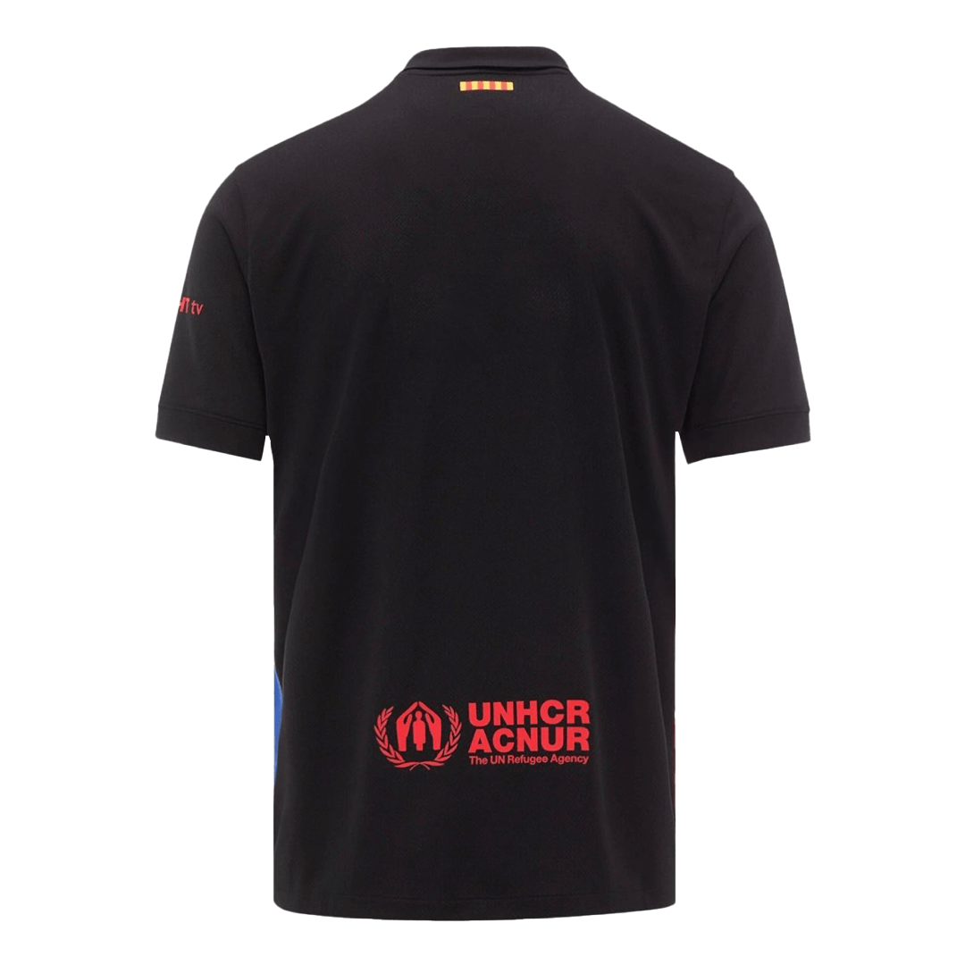 Gift-Barcelona Away Soccer Jersey 2024/25- Spotify Logo Without Text