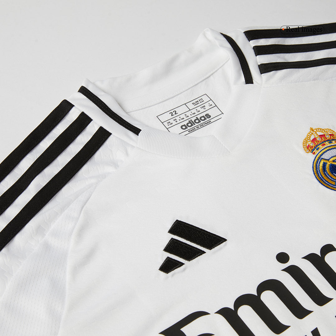 Gift-Kid's Real Madrid Home Soccer Jersey Kit (Shirt+Shorts) 2024/25