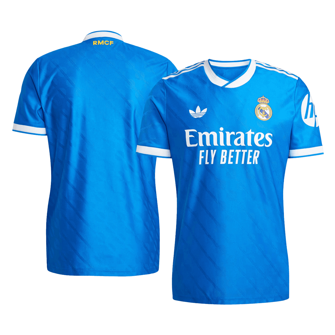 Authentic Real Madrid Third Away Soccer Jersey 2025/26 Blue