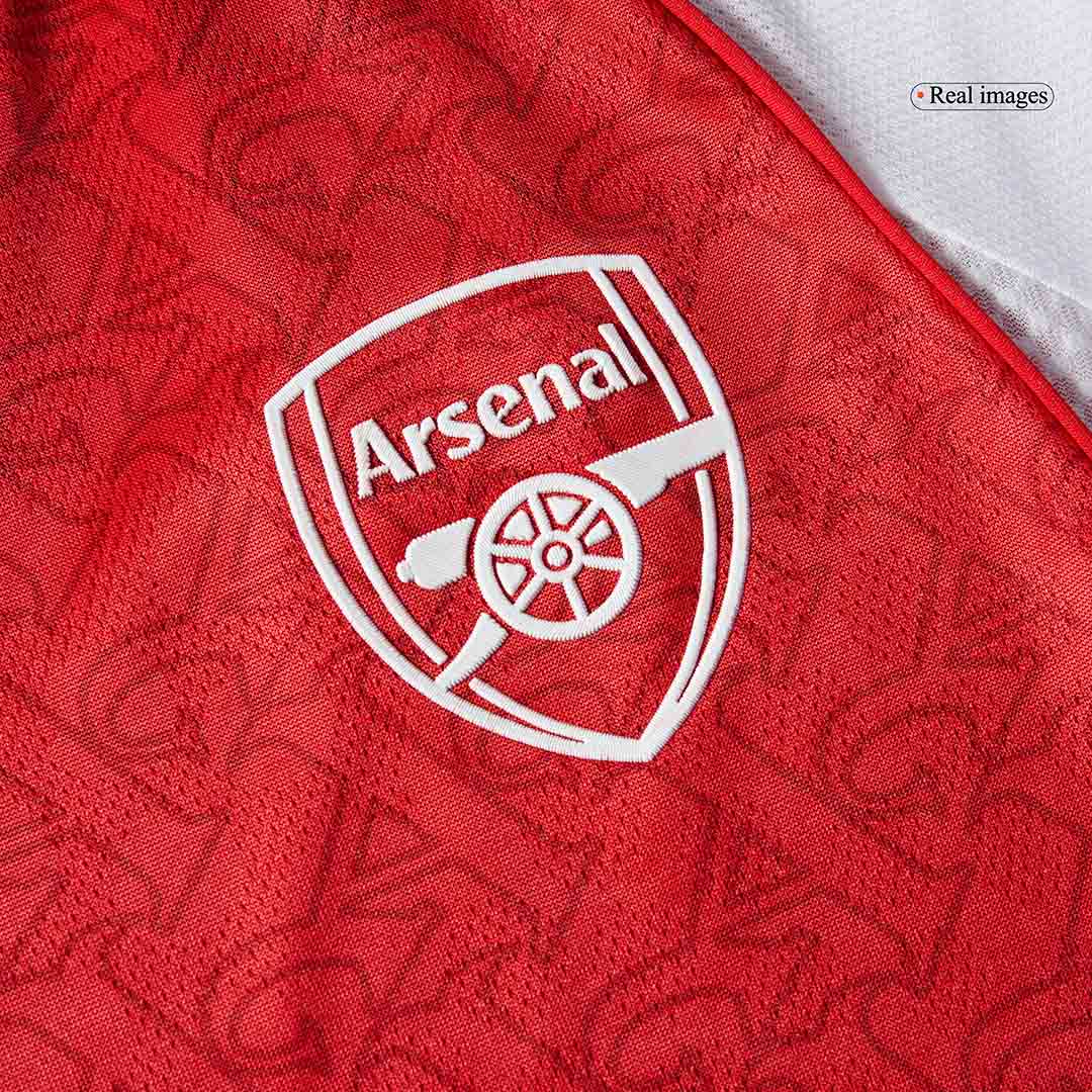 SALIBA #2 Arsenal Home Authentic Soccer Jersey 2025/26