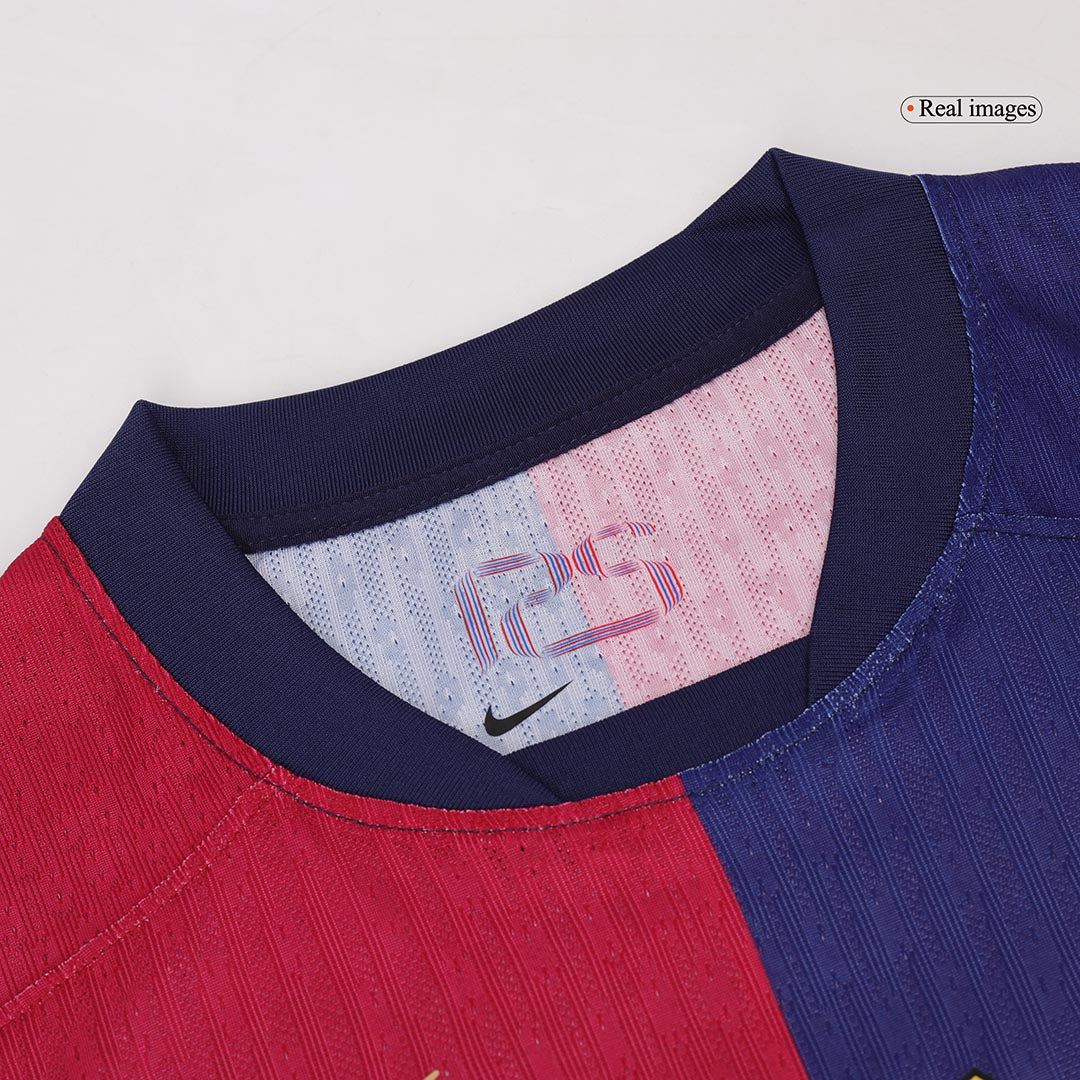 Authentic RAPHINHA #11 Barcelona Soccer Jersey Home Shirt 2024/25 - UCL