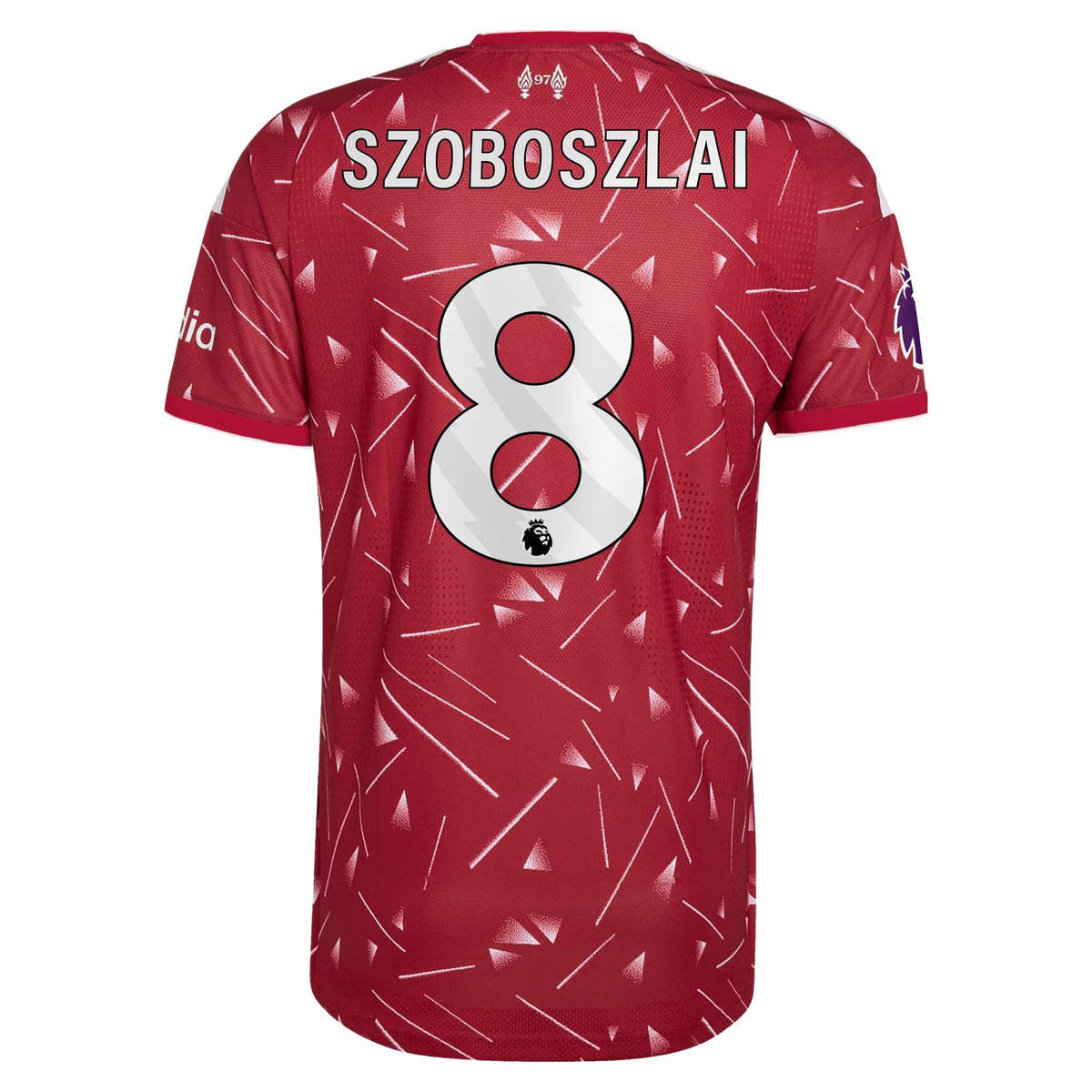 Liverpool 2026/27 Home Match Authentic Jersey - Szoboszlai #8 back view