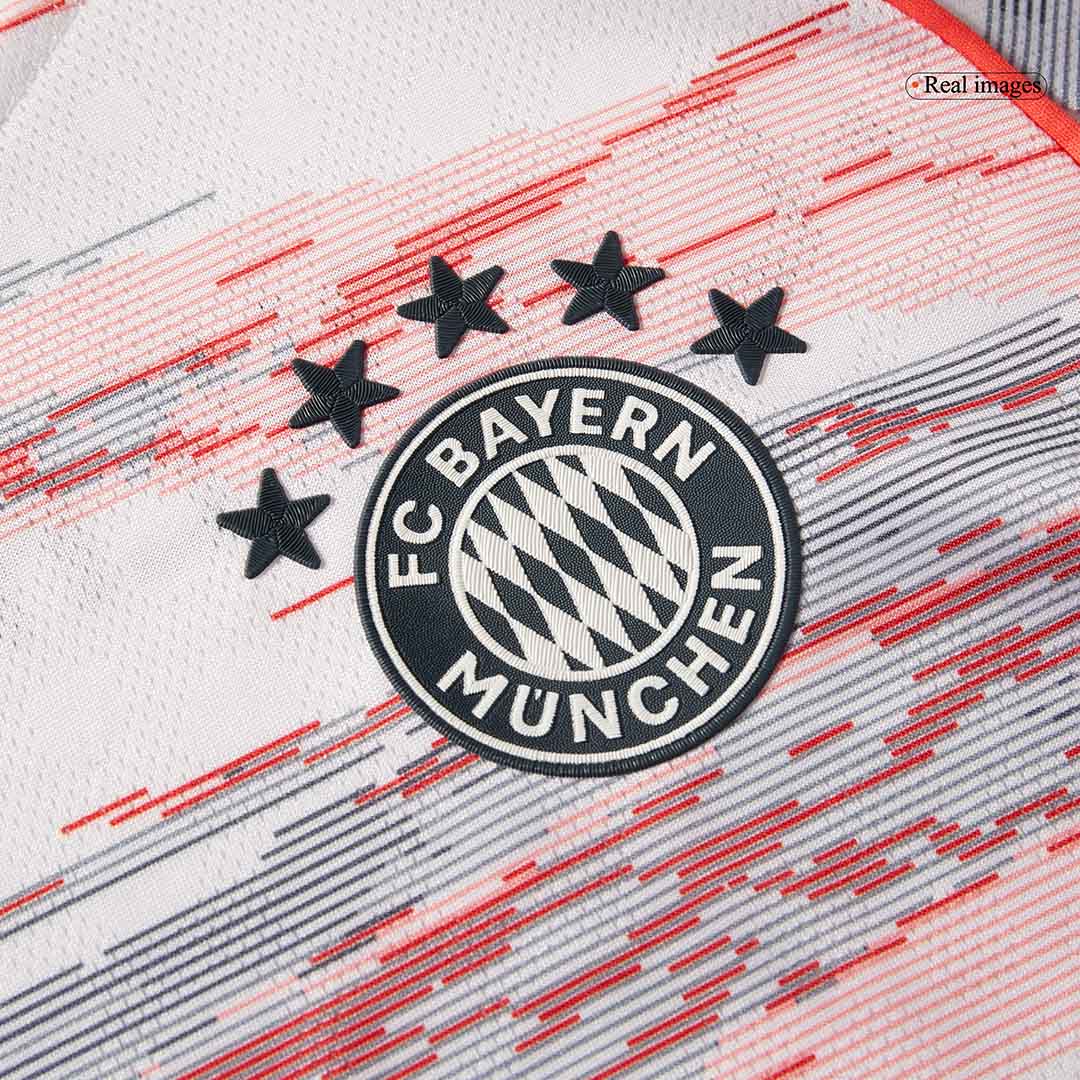 Authentic MULLER #25 Bayern Munich Away Soccer Jersey 2025/26 White