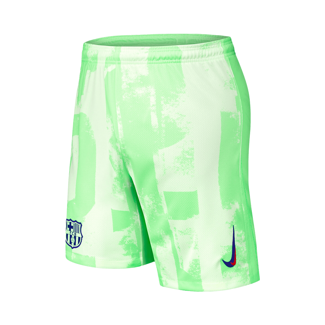 Barcelona Third Away Soccer Jersey Kit(Shirt+Shorts) 2024/25 - UCL (Spotify Logo Without Text)