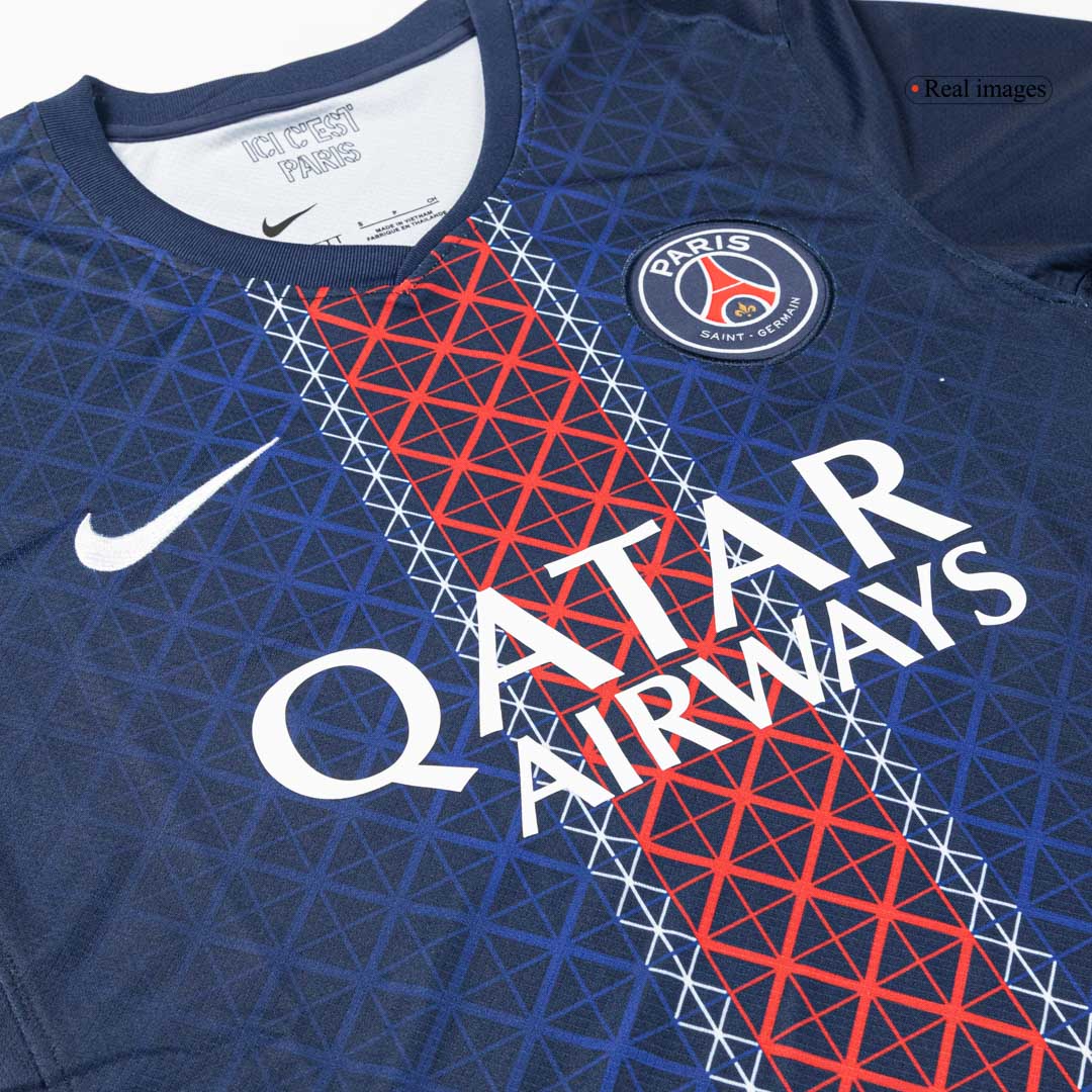 PSG Home Soccer Jersey Kit(Jersey+Shorts) 2025/26 Navy