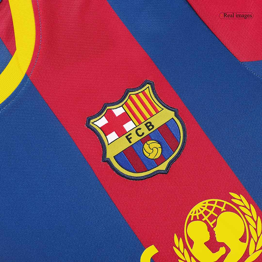 Retro Jersey DAVID VILLA #7 Barcelona Retro Jersey Home Soccer Shirt 2010/11