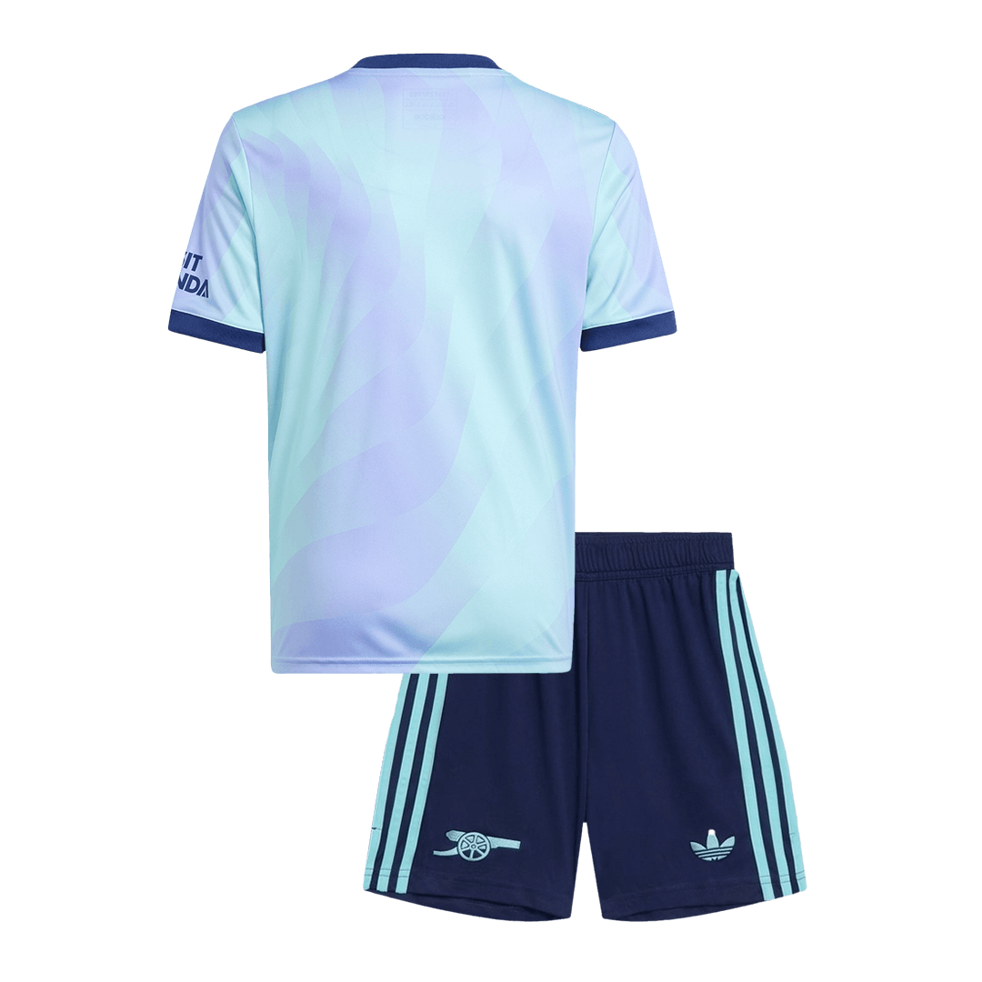 Gift-Kid's Arsenal Third Away Soccer Jersey Kit(Shirt+Shorts) 2024/25