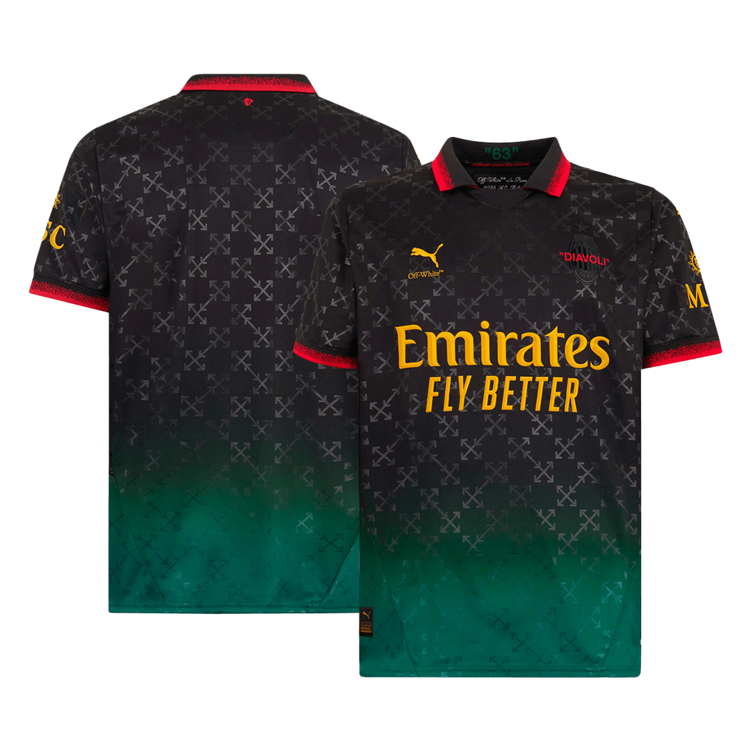 Gift-AC Milan Fourth Away Soccer Jersey 2024/25