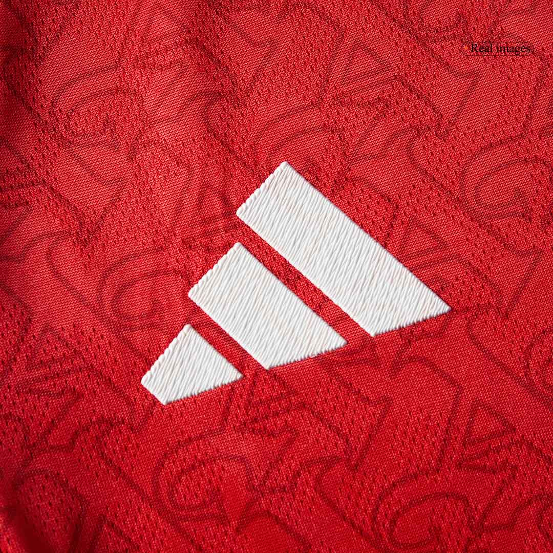 SALIBA #2 Arsenal Home Authentic Soccer Jersey 2025/26