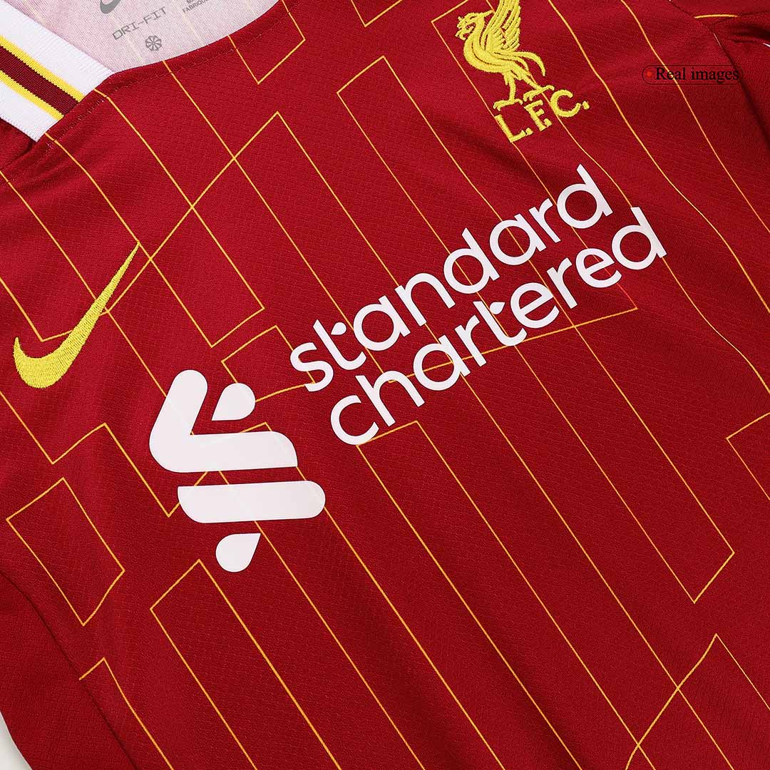 Liverpool Cheap Kids Kit Home Soccer Jersey 2024/25 (Shirt+Shorts+Socks)