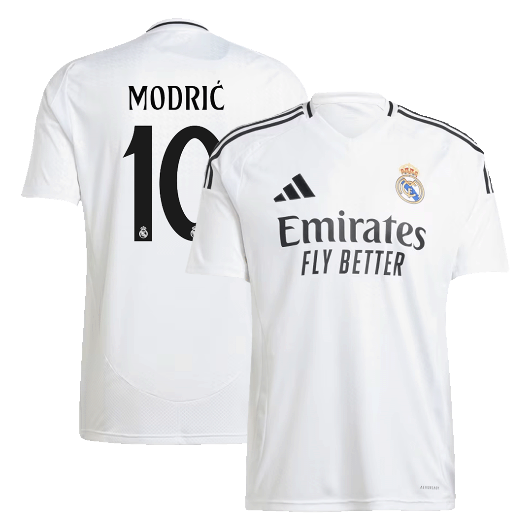 Real Madrid Soccer Jersey Modric #10 Home 2024/25