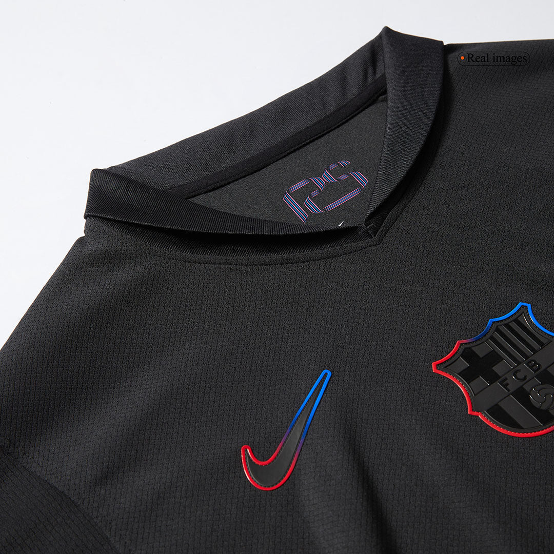 Gift-Barcelona Away Soccer Jersey 2024/25- Spotify Logo Without Text